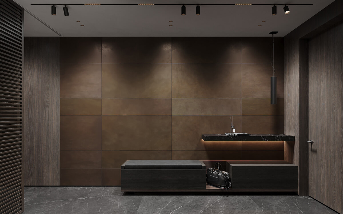 Loft: Betonowa ściana Ściana akcentująca z fakturą betonu: nowoczesny loftowy design wnętrza 2026.