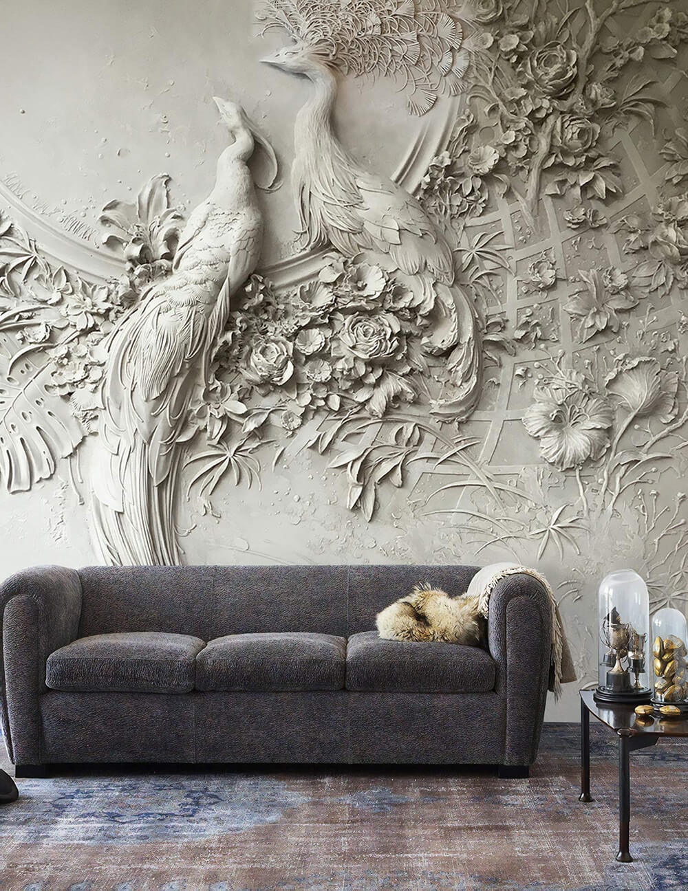 Nowoczesny Барельєф Minimalizm 2026: Współczesny барельєф w интер'єрах. Dekoracyjne ścienne kompozycje gipsowe.