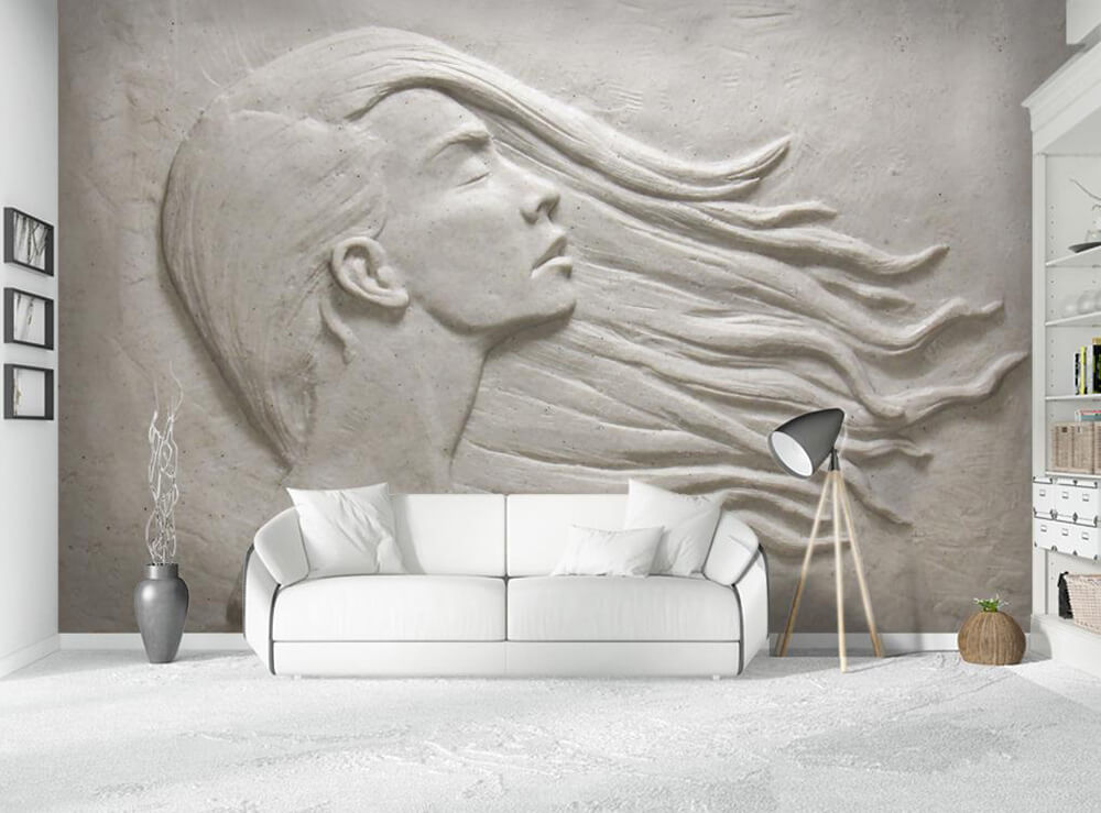 Барельєф w Mieszkaniu Mieszkanie z барельєфом w stylu Minimalizm 2026: Sztuka na ścianach, dekoracyjne kompozycje.