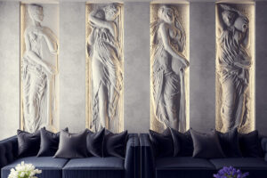 Барельєфи 2026: Jak subtelny detal odmieni Twoje wnętrze? — Barльефи w интерьерах