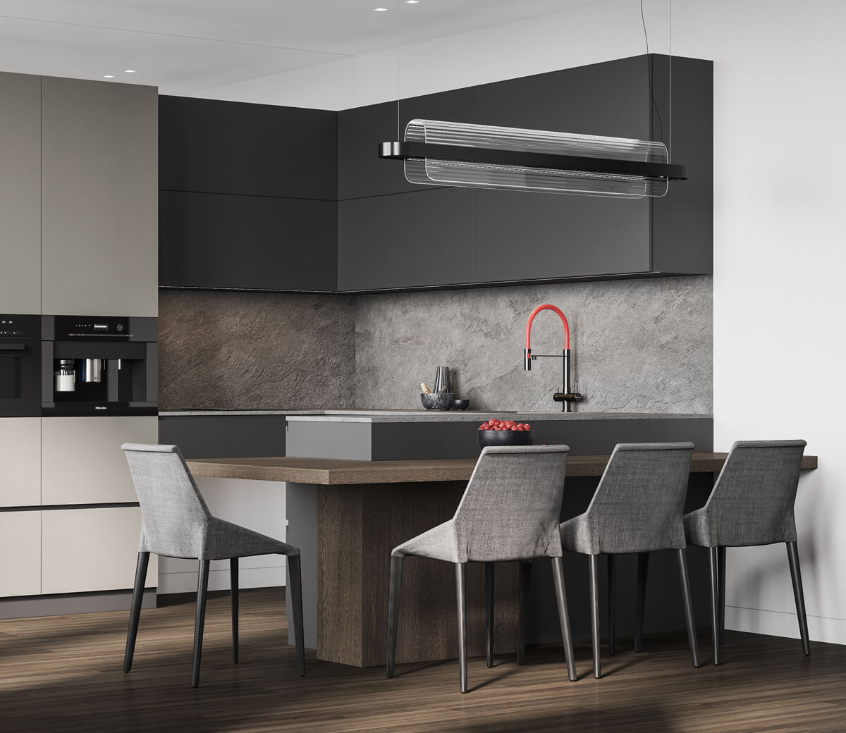 Idealny stół barowy Inspirujący projekt kuchni z stołem barowym idealny do małych przestrzeni w 2026