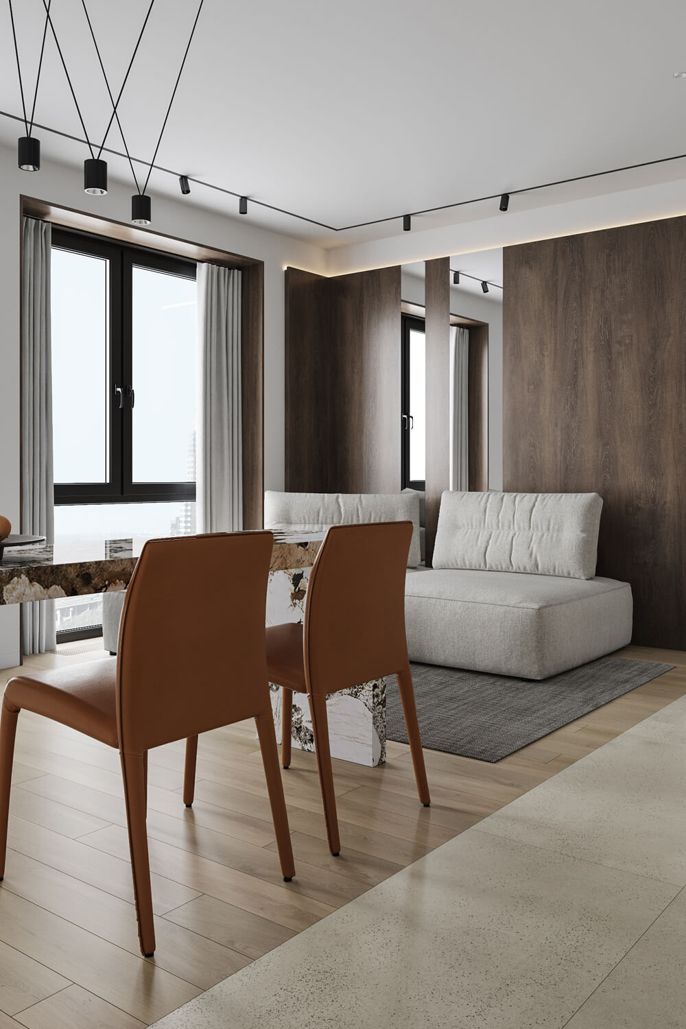 Jasny stół barowy Jasna i przestronna kuchnia z stołem barowym: aranżacja wnętrza 2026