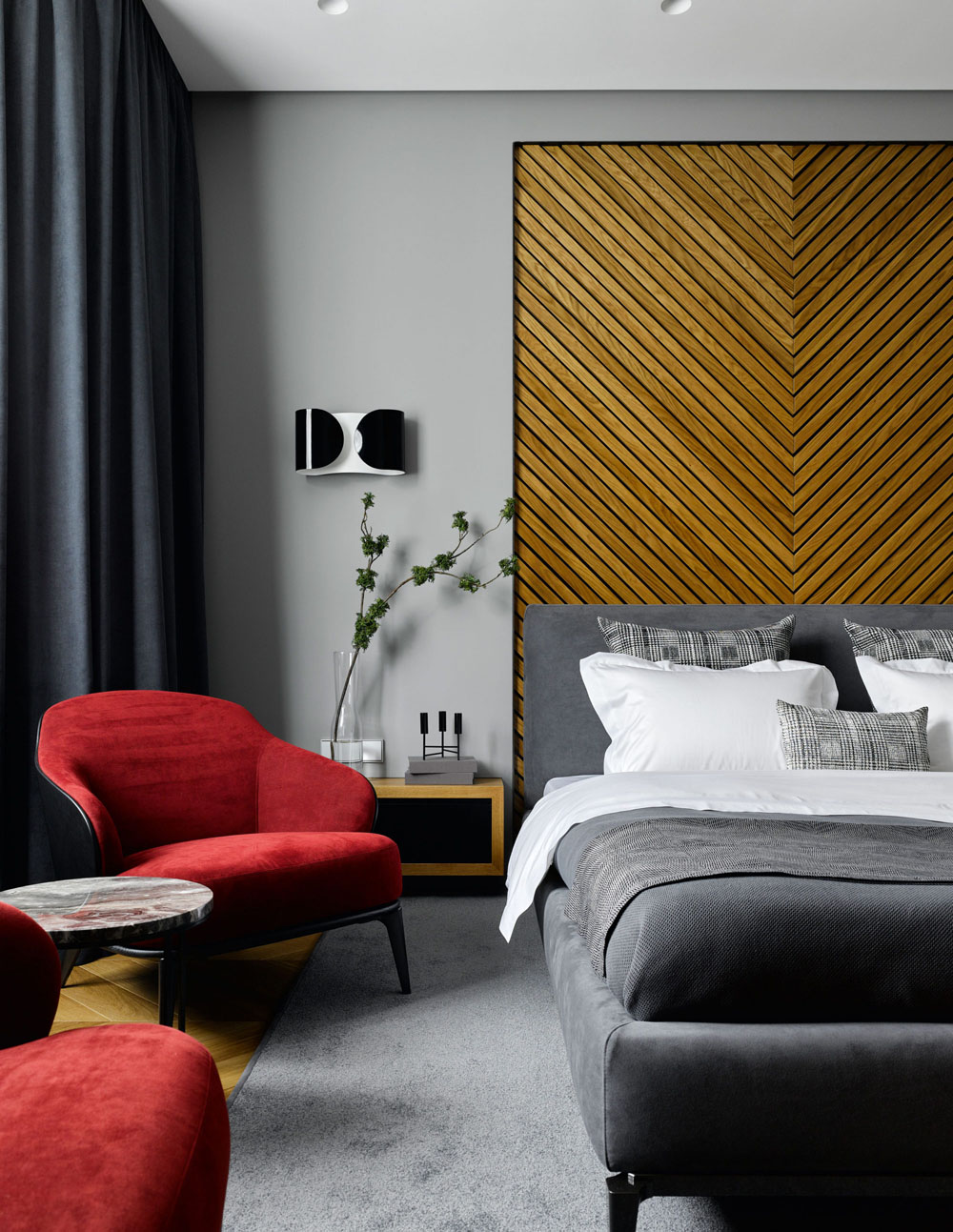 Geometryczny design wnętrza Nowoczesne poduszki dekoracyjne z geometrycznym wzorem na sofie w salonie