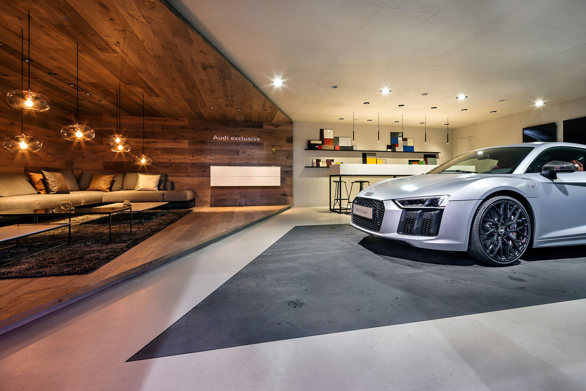 Strefa dla Majsterkowicza Organizacja przestrzeni garażowej: półki, szafy i strefa robocza dla każdego.