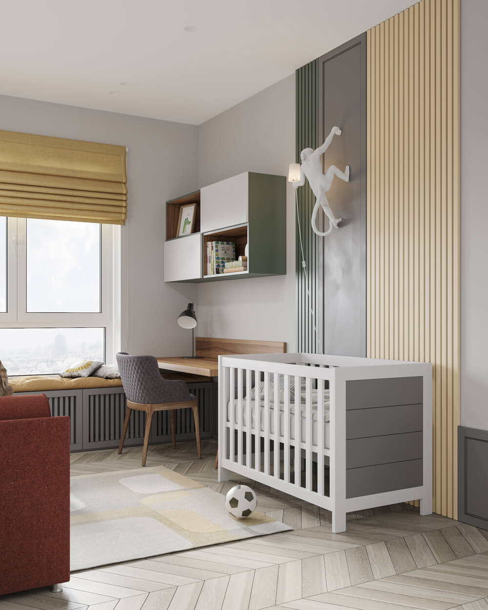 Trzy pokoje, wiele możliwości Funkcjonalny układ mieszkania 100m2: sypialnia, pokój dziecięcy, przestronny salon.