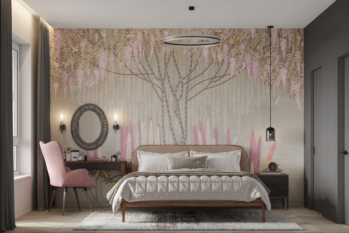 Pokój dziecka Pokój dziecka w mieszkaniu 100m2: łóżko na antresoli i biurko do nauki.