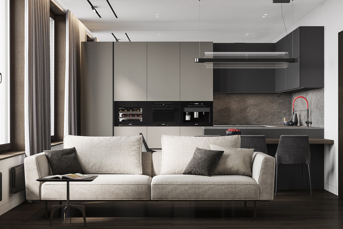 Flipping: Nowy design Nowoczesny design po remoncie - przykład udanego flippingu mieszkania w 2026