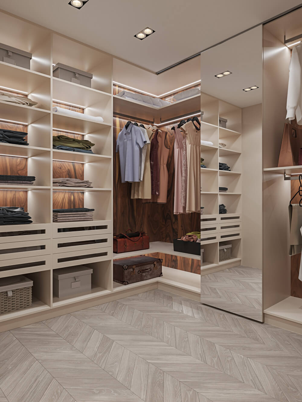 Elegancka garderoba Elegancka garderoba na wymiar: idealne rozwiązanie do organizacji przestrzeni w domu.