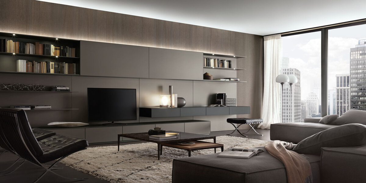 Minimalistyczny salon Jasny salon w małym mieszkaniu: minimalistyczny wystrój i duże okna 2026.