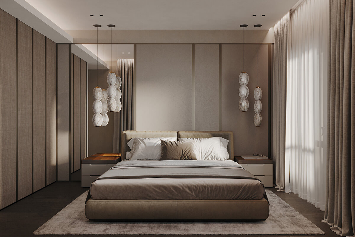 Len: Elegancja i harmonia Jasny salon z lnianymi zasłonami i obiciami mebli. Len we wnętrzu.