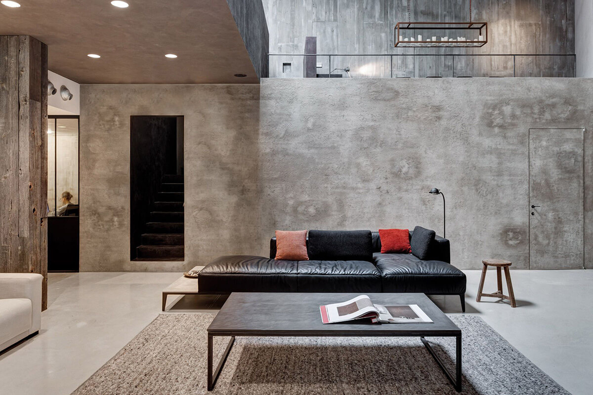 Łazienka z mikrocementu Mikrocement w łazience 2026: nowoczesny minimalizm, wodoodporne wykończenie ścian.