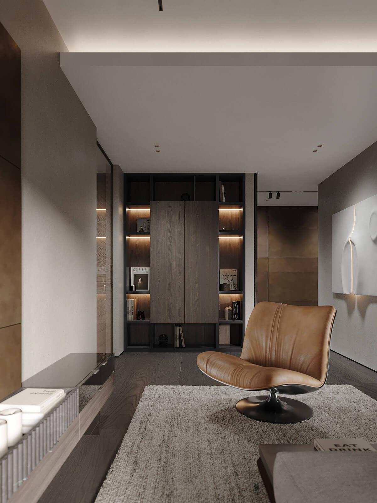 Bezpieczny dywan dla dziecka Okrągły dywan w pokoju dziecka, tworzący bezpieczne i miękkie miejsce do zabawy.