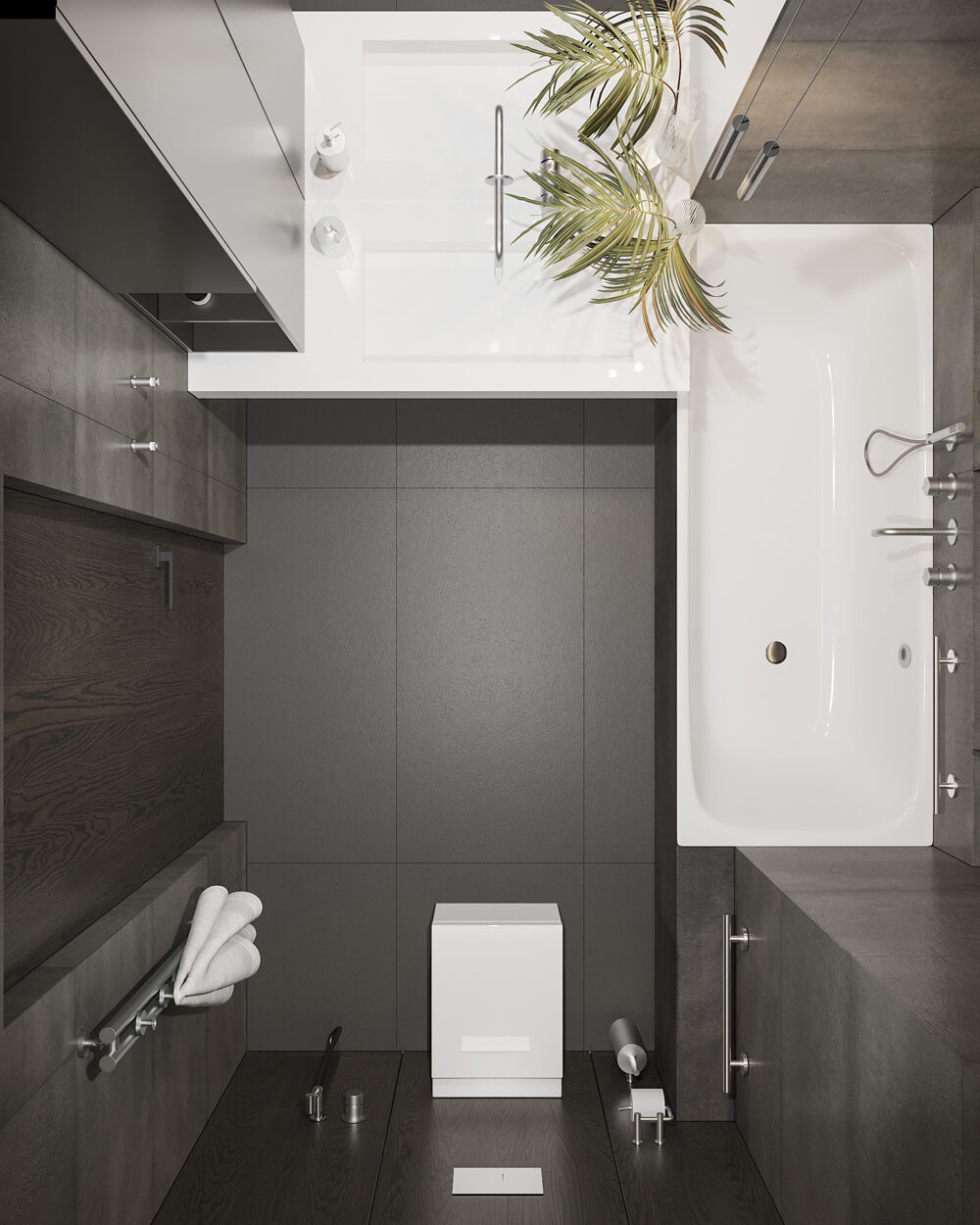 Różne odcienie brązu w aranżacji wnętrza: od jasnego do ciemnego.