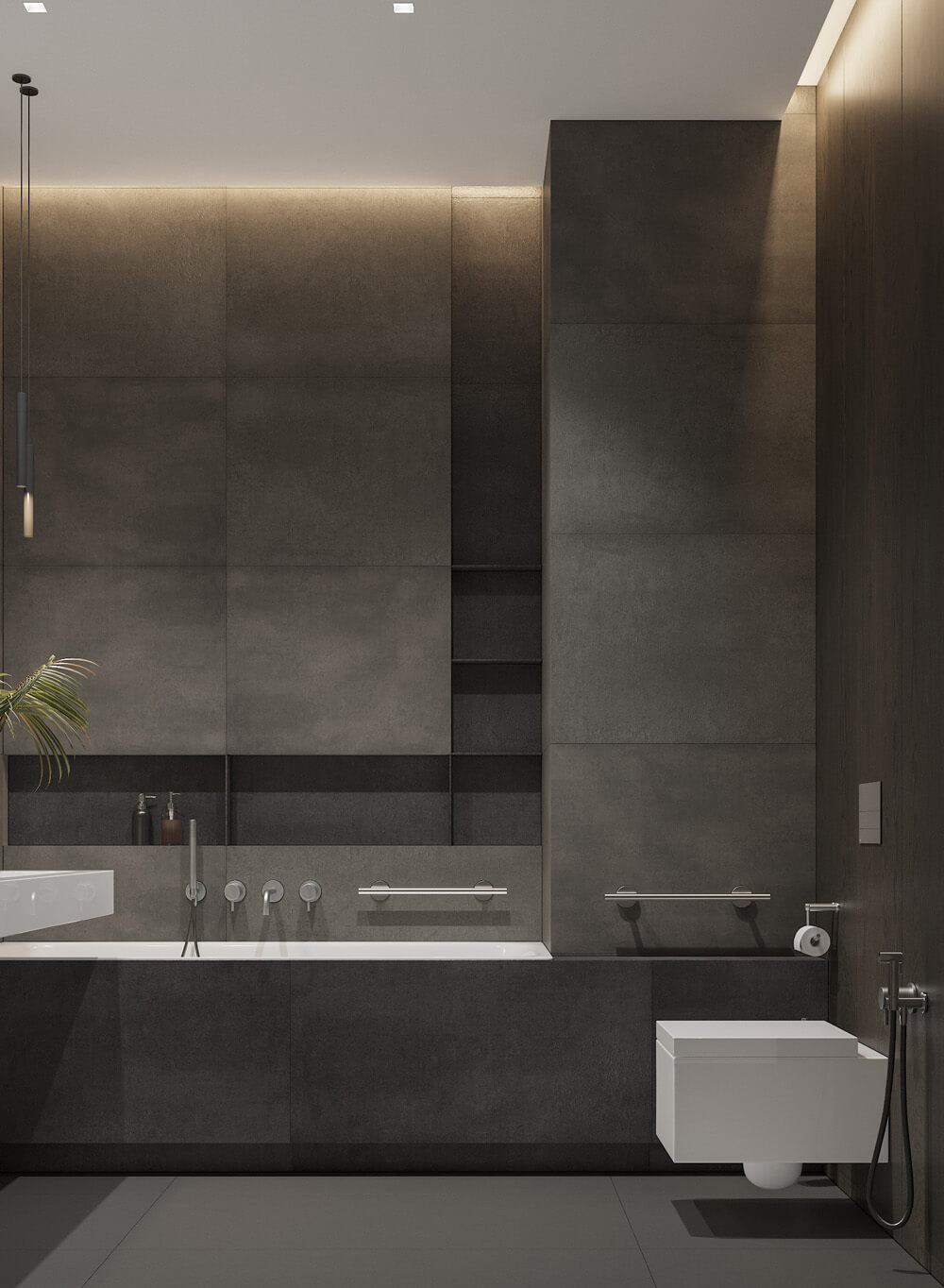 Nowoczesna kuchnia w brązach z elementami naturalnego drewna. Styl rustykalny 2026.