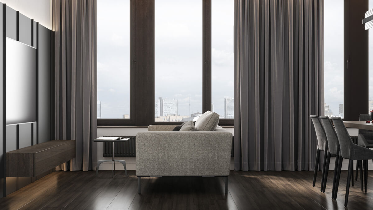 Luksusowa brązowa łazienka: marmurowe płytki i złote akcenty.