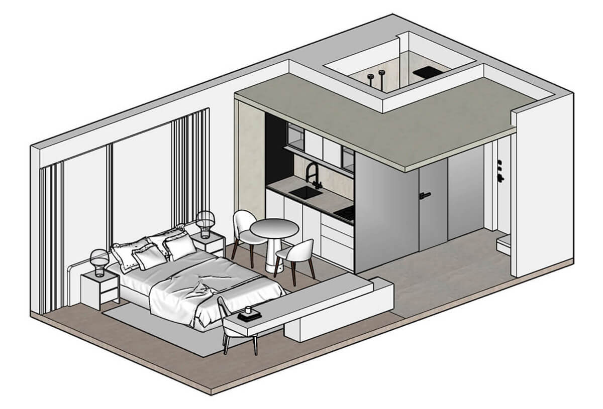 Przebudowa: Jasny salon Jasny i przestronny salon po przebudowie mieszkania w nowym budownictwie.