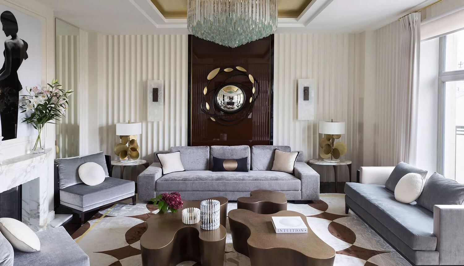 Funkcjonalne wnętrze mieszkania Funkcjonalne wnętrze trzypokojowego mieszkania z nowoczesnymi rozwiązaniami aranżacyjnymi i jasnymi kolorami.