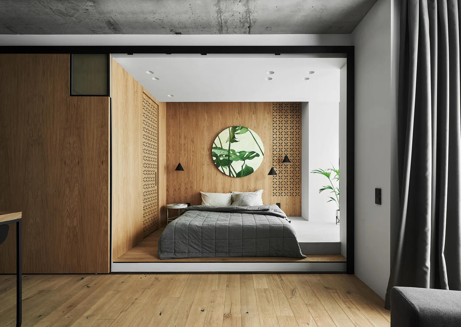 Naturalne inspiracje Minimalistyczny design dwupokojowego mieszkania 2026 z naturalnymi materiałami