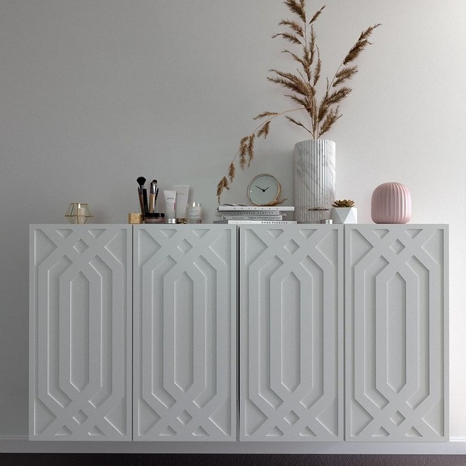 Ivar: Inspiracje DIY Inspiracje do renowacji komody Ivar IKEA w stylu skandynawskim.