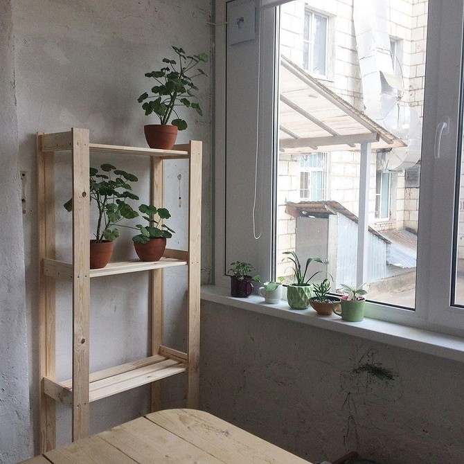 Albert IKEA: Kuchnia Regał Albert IKEA w kuchni z naczyniami, słoikami z jedzeniem.