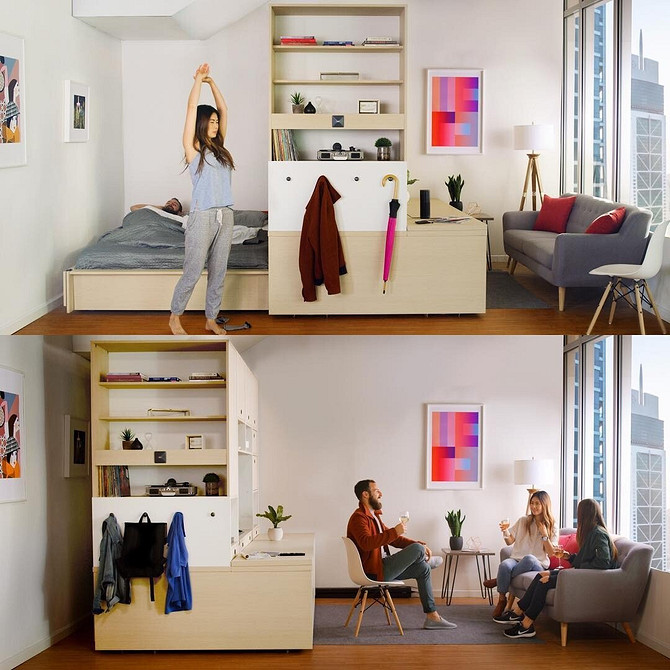 Funkcjonalny design Nowoczesny design mebli: funkcjonalność i komfort w aranżacji małego mieszkania.