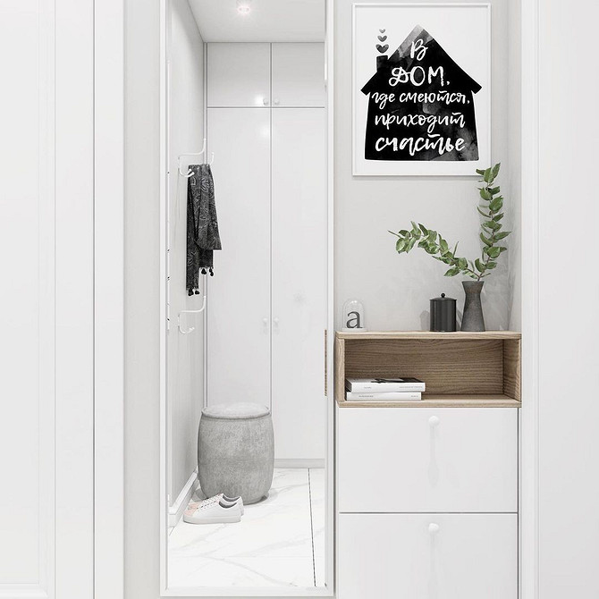 Biel i komfort Jasna sypialnia z białym łóżkiem, kolorowymi poduszkami i pledem dla komfortu.