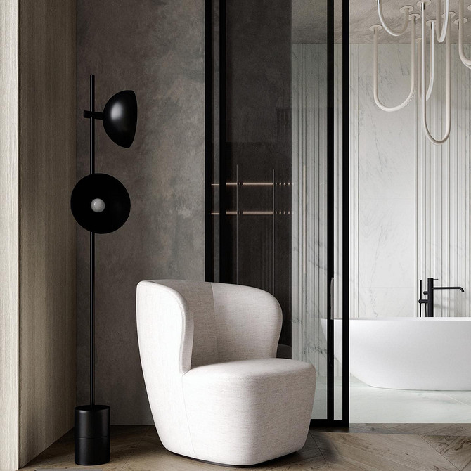 Minimalizm w Sypialni Nowoczesna, biała sypialnia z łóżkiem i szafkami nocnymi w stylu minimalistycznym 2026.