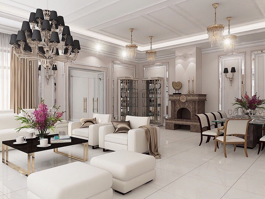 Centralny Punkt: Sofa Białe meble: sofa jako centralny punkt salonu. Inspiracje wnętrzarskie.