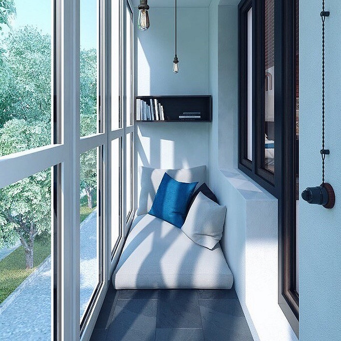 Nowoczesny design Nowoczesne wnętrze z fotelem typu worek: meble bez stelaża w aranżacji pokoju.