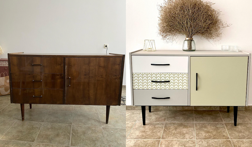 Nowe życie komody Odnowiona komoda: malowanie i nowa armatura - metamorfoza DIY w stylu loft 2026.