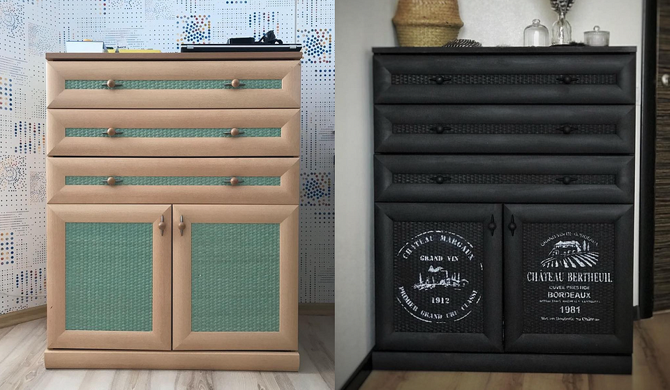 Inspiracje DIY komody Dekoracja komody DIY: malowanie, decoupage i szablony w stylu loft 2026.