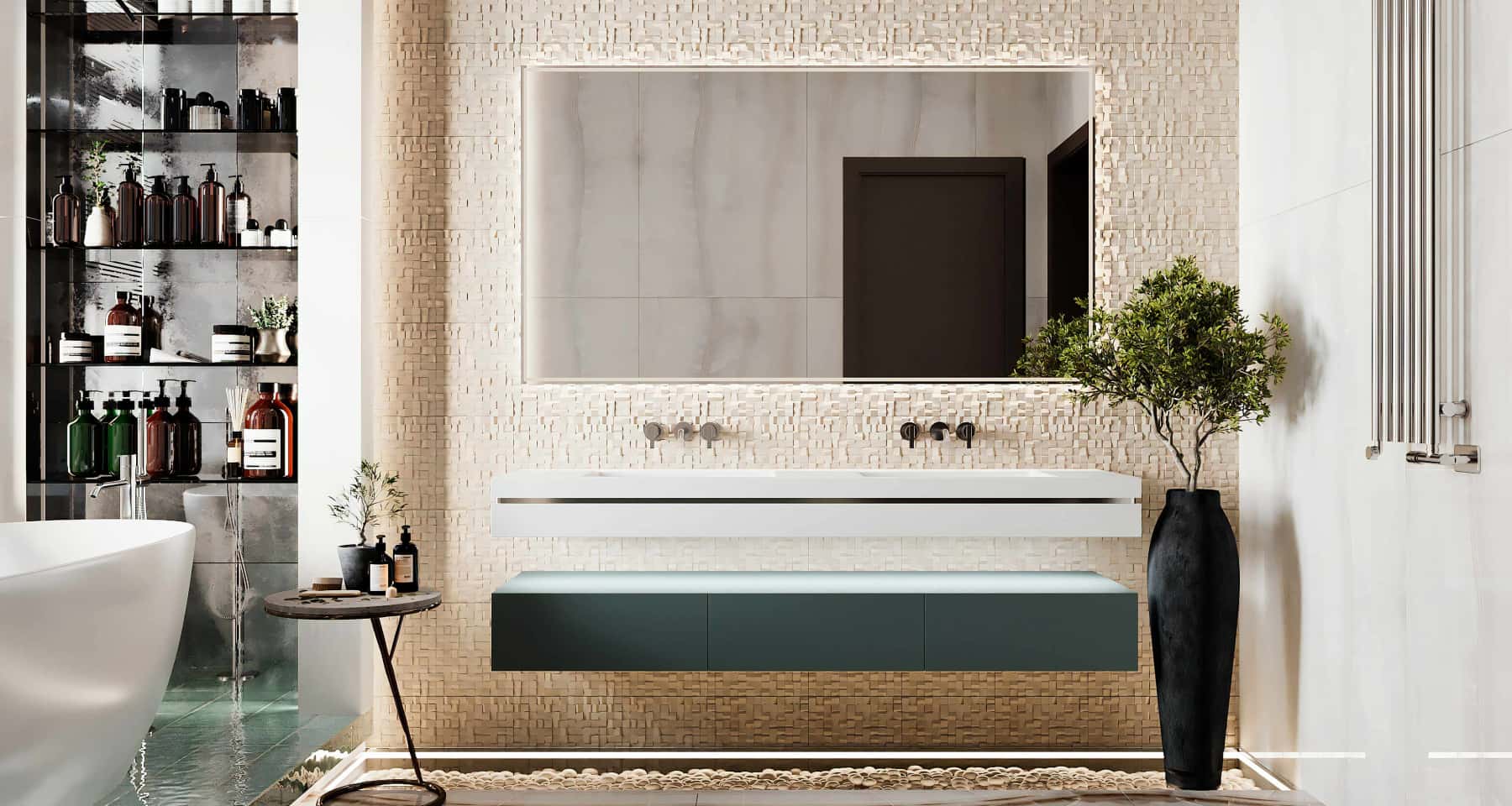 Ciepło i Panorama Wnętrze z oknami panoramicznymi i kominkiem tworzy przytulną atmosferę w 2026.