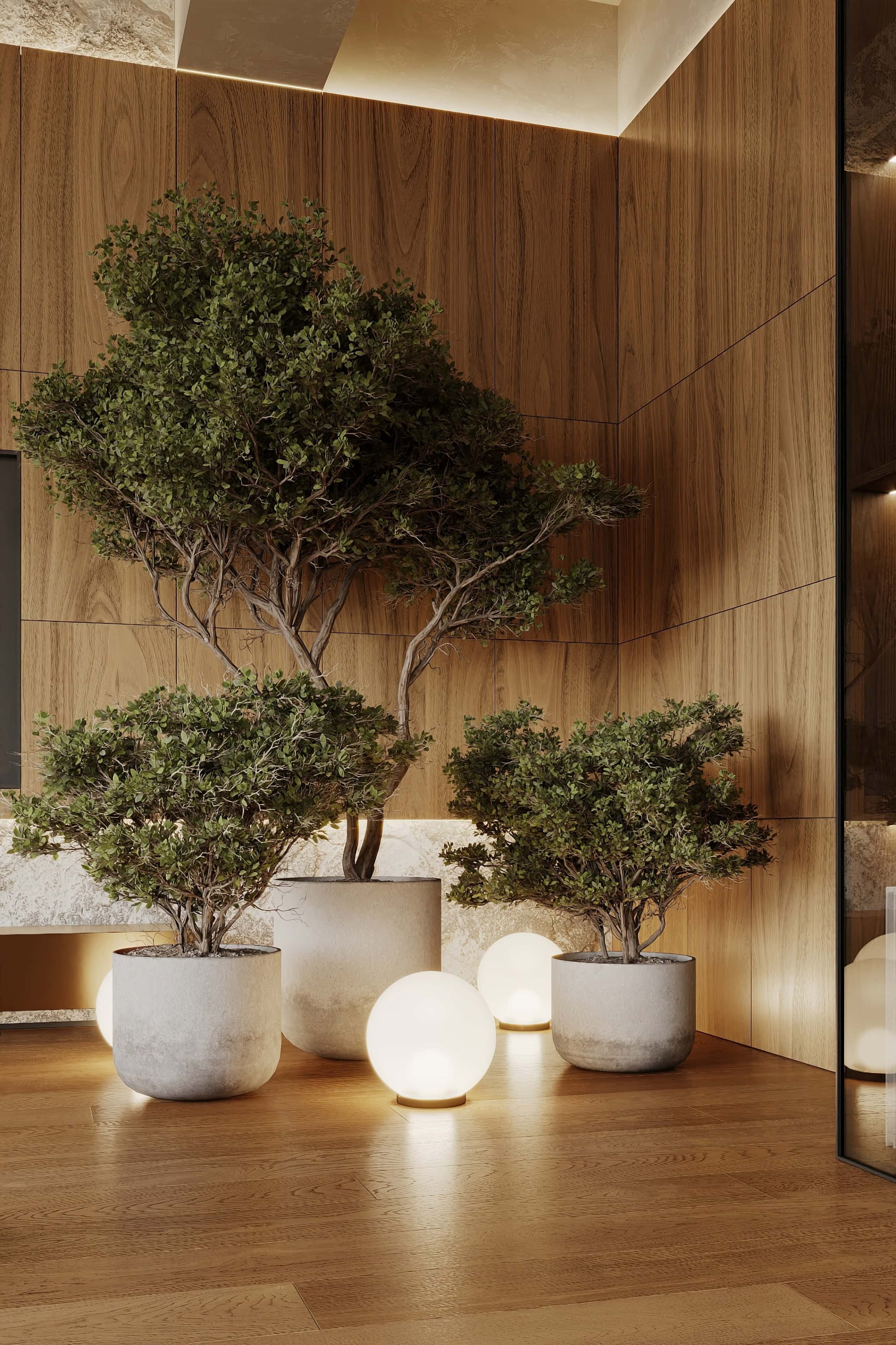 Maksimum światła Salon z panoramicznymi oknami, zapewniającymi maksymalne oświetlenie w domu pod Warszawą.