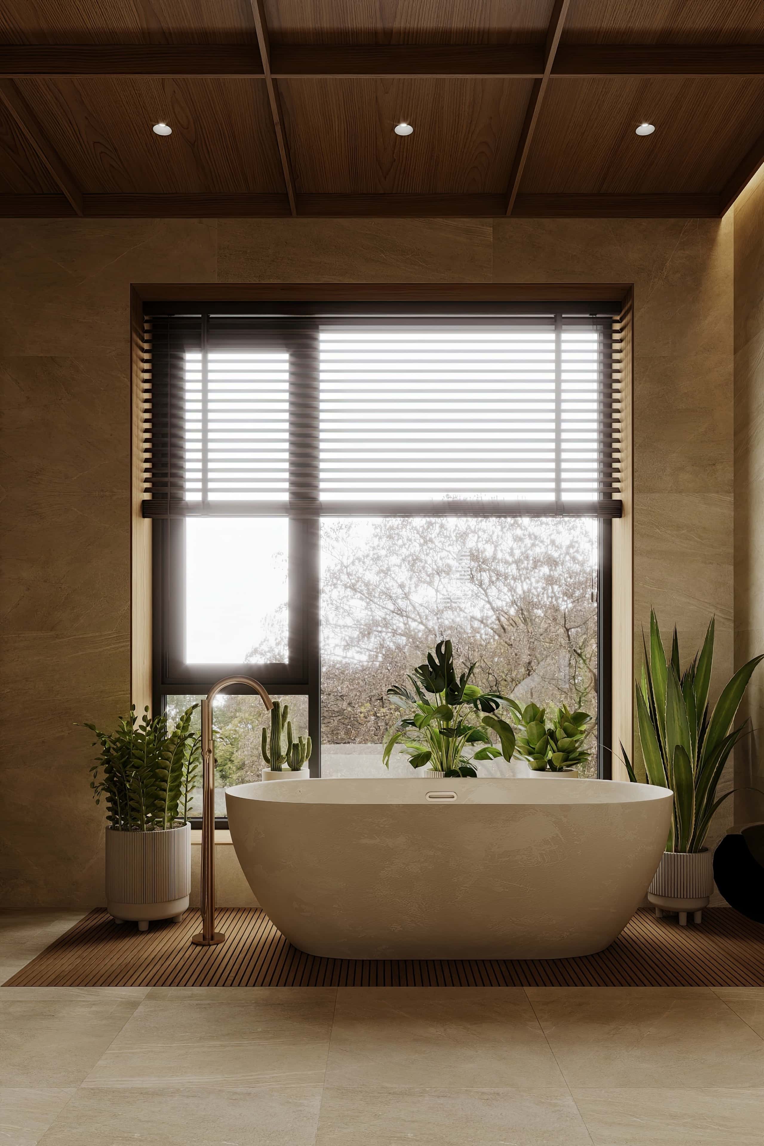 Minimalizm i przestrzeń Salon z panoramicznymi oknami w stylu minimalistycznym pod Warszawą, 2026.