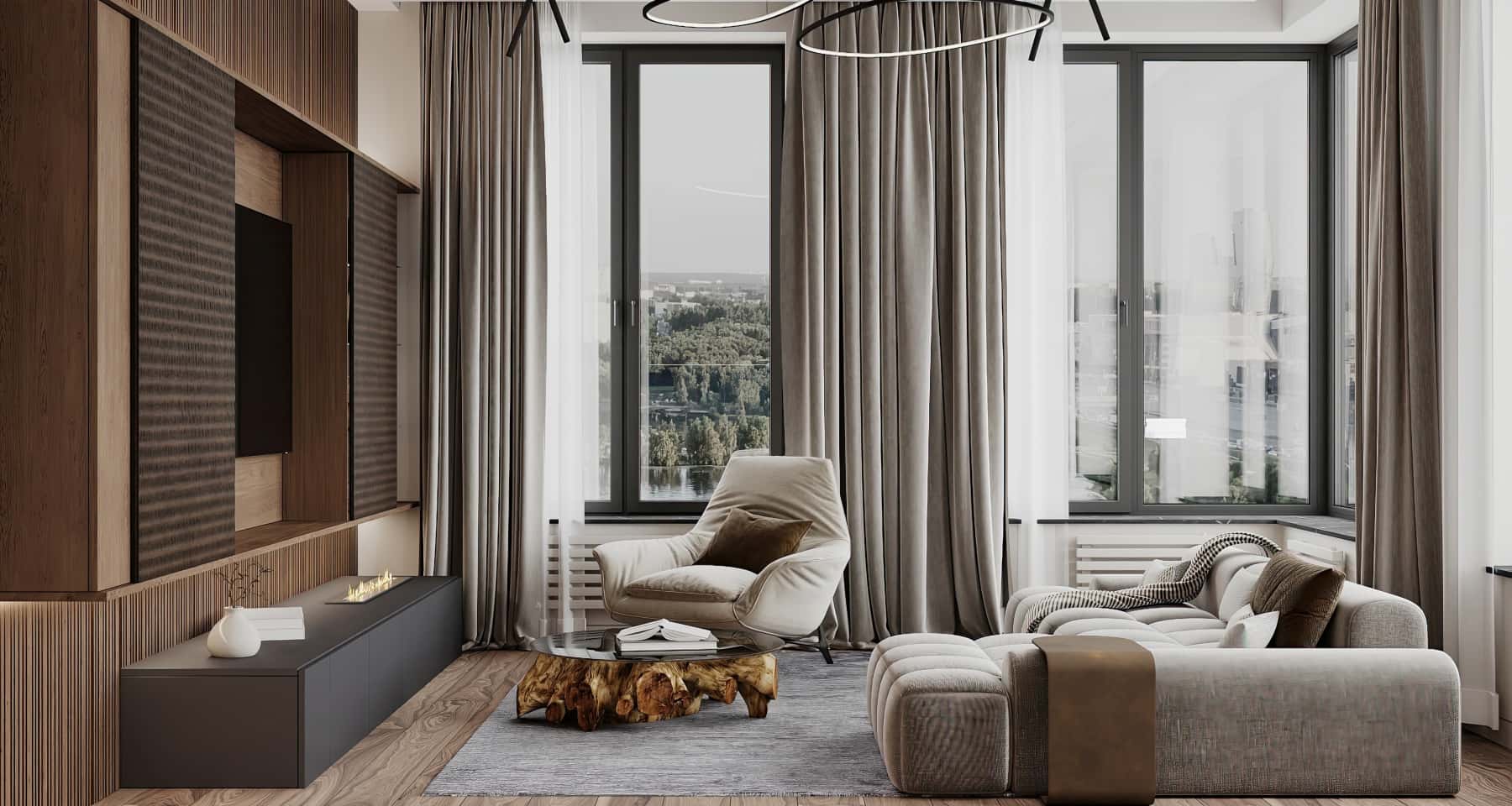 Japoński Loft 2026 Mieszkanie w stylu loft 2026: Minimalistyczna kuchnia z elementami inspirowanymi Japonią.