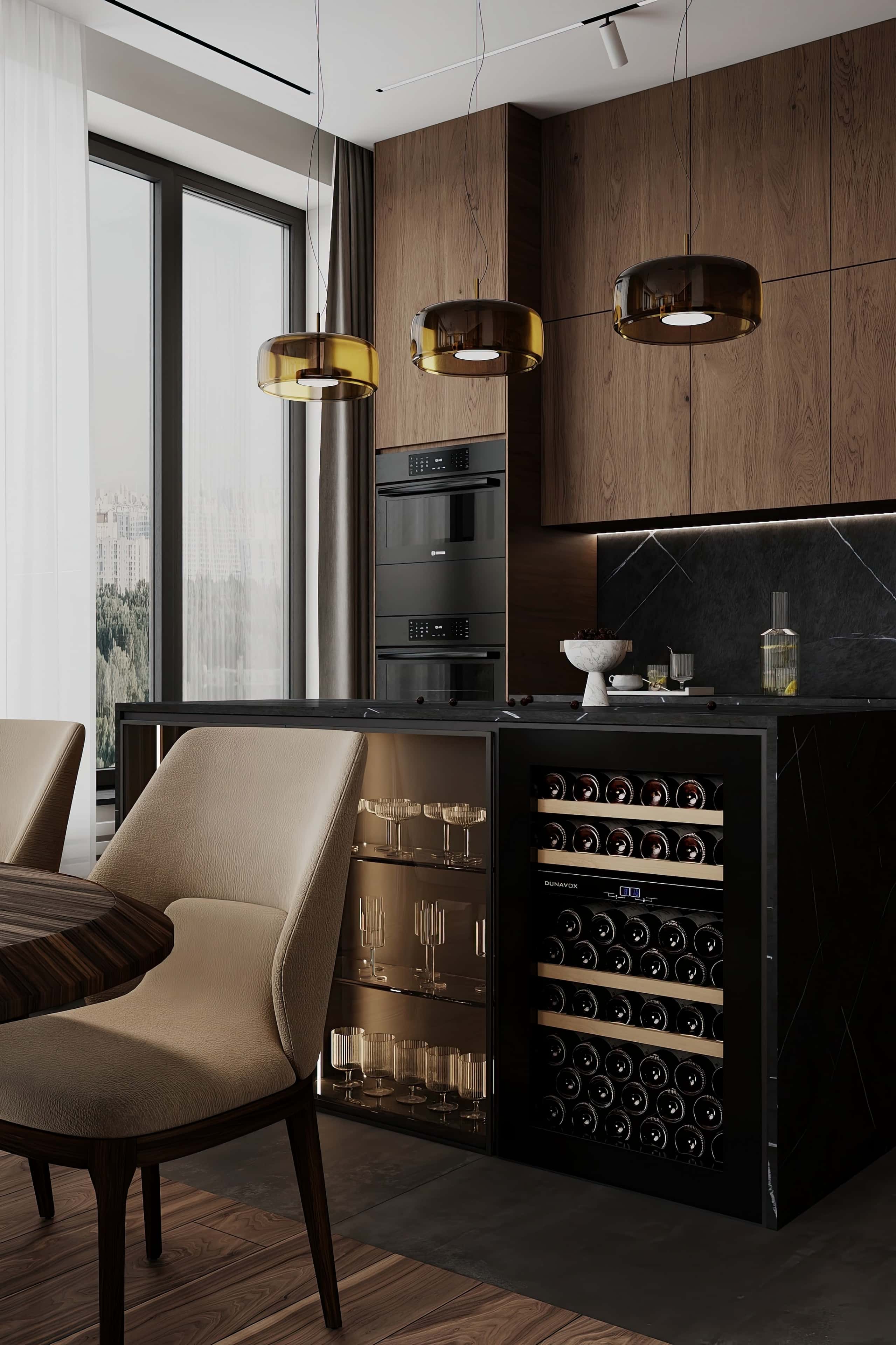 Sypialnia Loft Minimal Aranżacja wnętrz 2026: Minimalistyczna sypialnia w stylu loft z ceglaną ścianą.