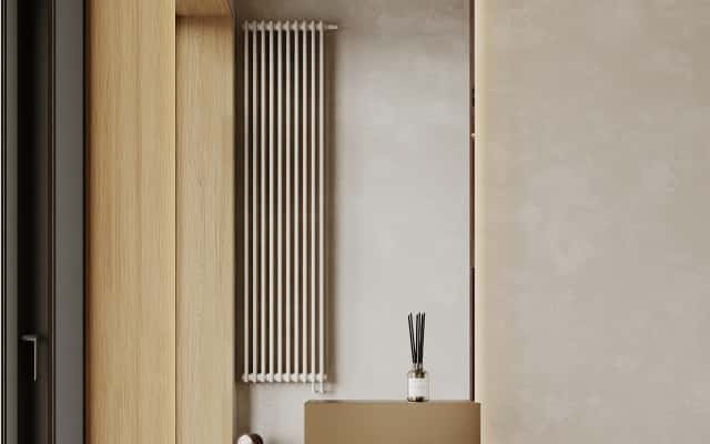 Minimalizm i komfort Komfortowy dom 2026: Minimalistyczne wnętrze z elementami naturalnych materiałów i relaksu.