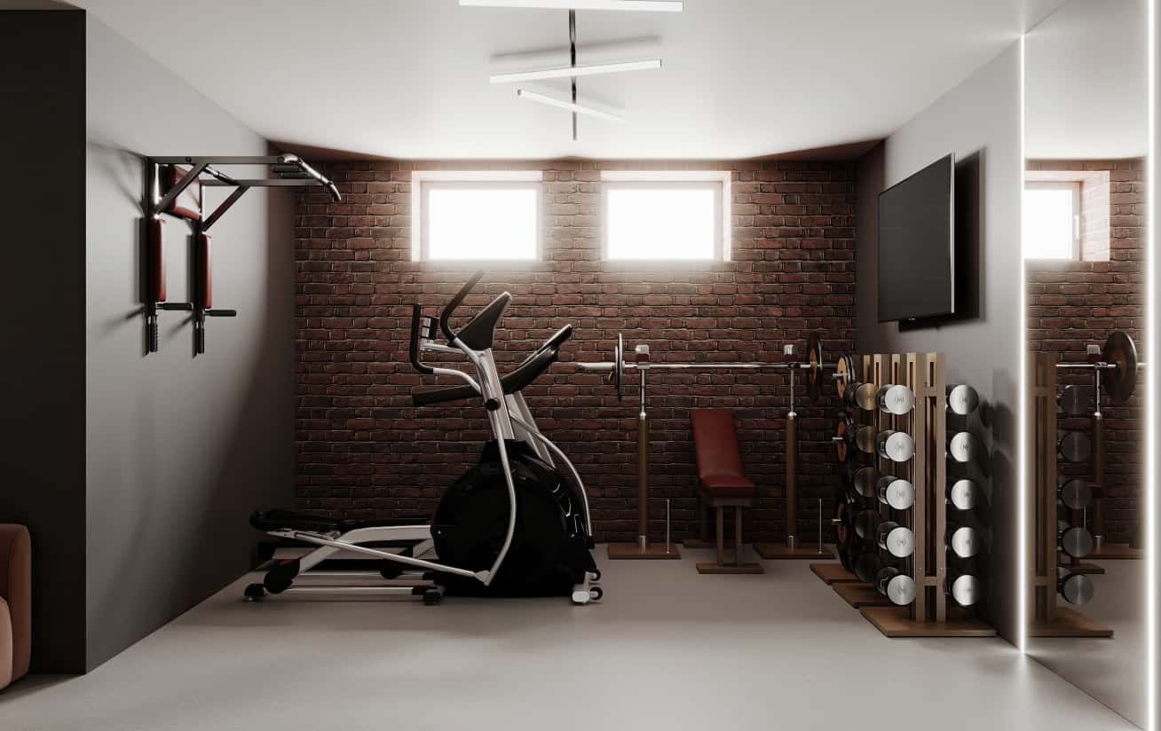 Światło i minimalizm Jasny salon z dużymi oknami i minimalistycznym dekorem w nowoczesnym domu.