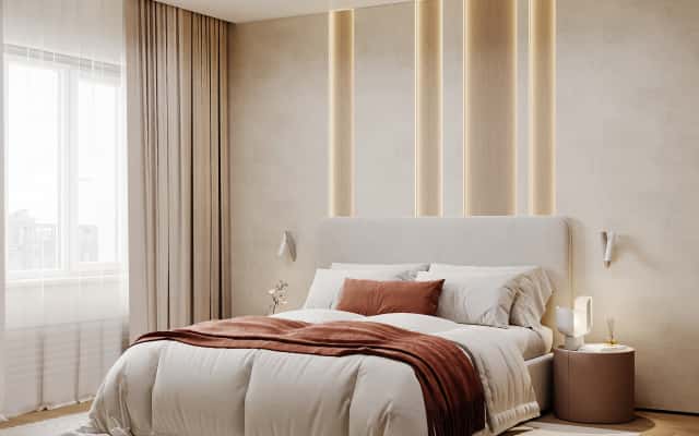 Salon z narożnikiem Aranżacja salonu w 3-pokojowym mieszkaniu: duży narożnik i telewizor. Przestrzeń wypoczynkowa.