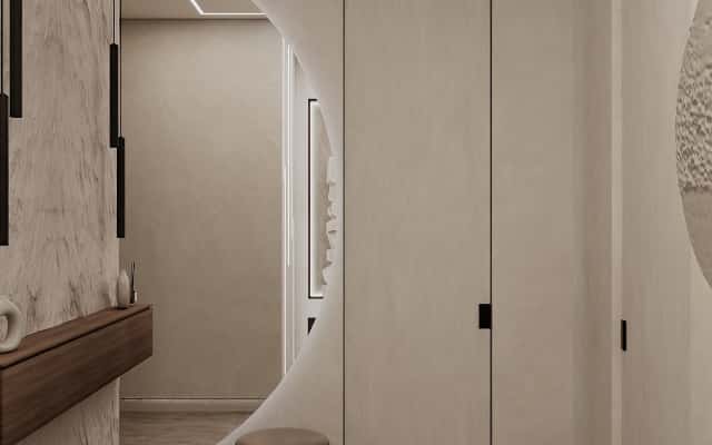 Jasne i stylowe Stylowe trzypokojowe mieszkanie 2026 w jasnych tonach z nowoczesnymi meblami i minimalistycznym designem.