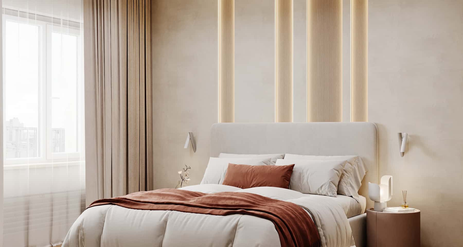 Minimalizm i funkcja Minimalistyczny projekt 3-pokojowego mieszkania z naciskiem na czyste linie i funkcjonalność przestrzeni.