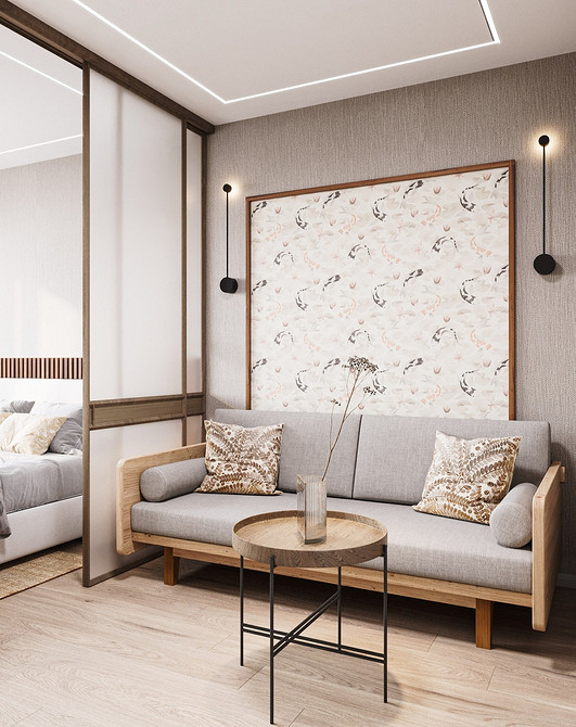 Skandynawska Sosnowa Jasność Jasne wnętrze w stylu skandynawskim z drewnianymi meblami sosnowymi, trendy 2026