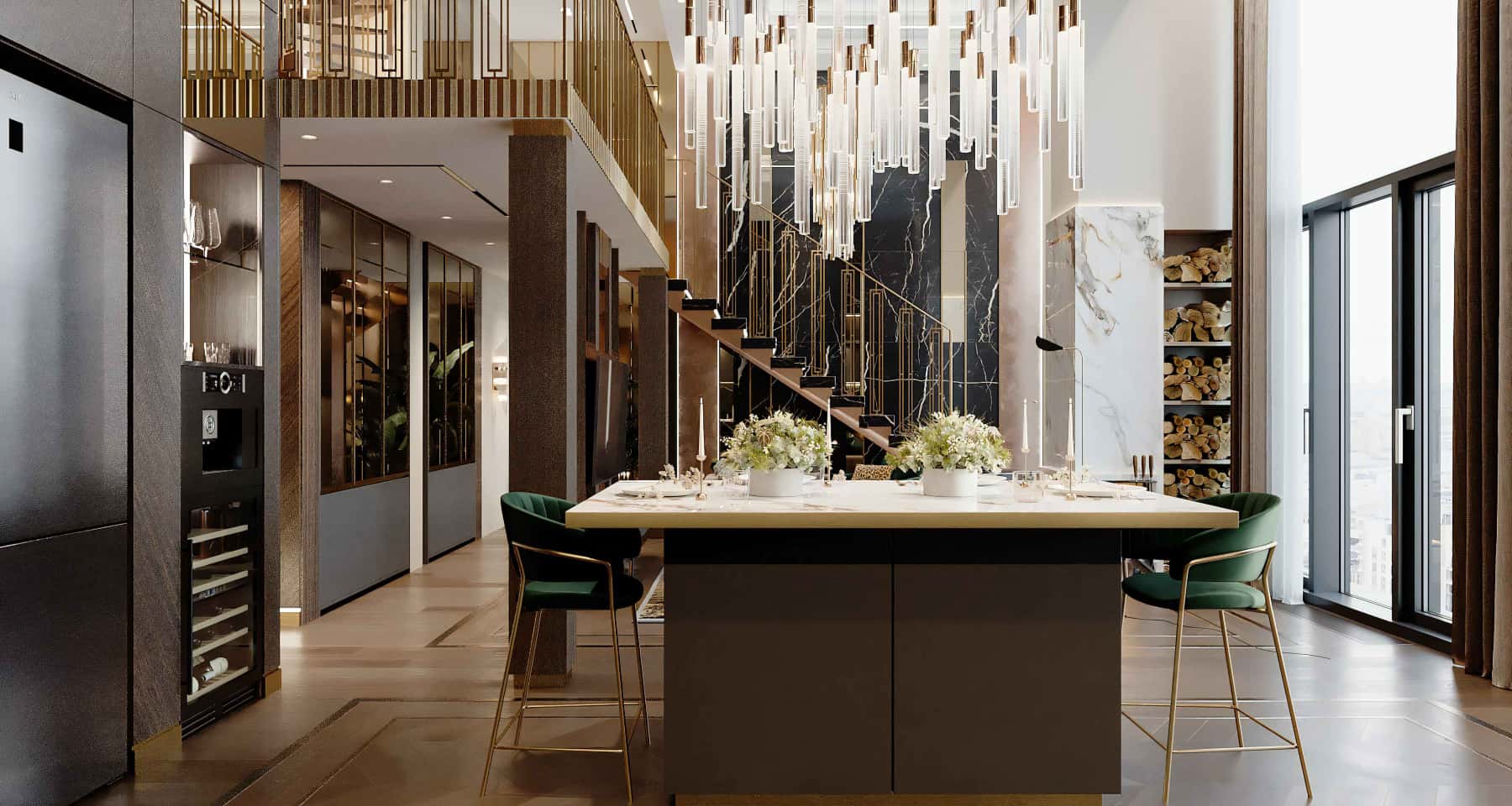 Naturalne Piękno Ekologiczny design apartamentu z naturalnych materiałów: aranżacje wnętrz mieszkań.