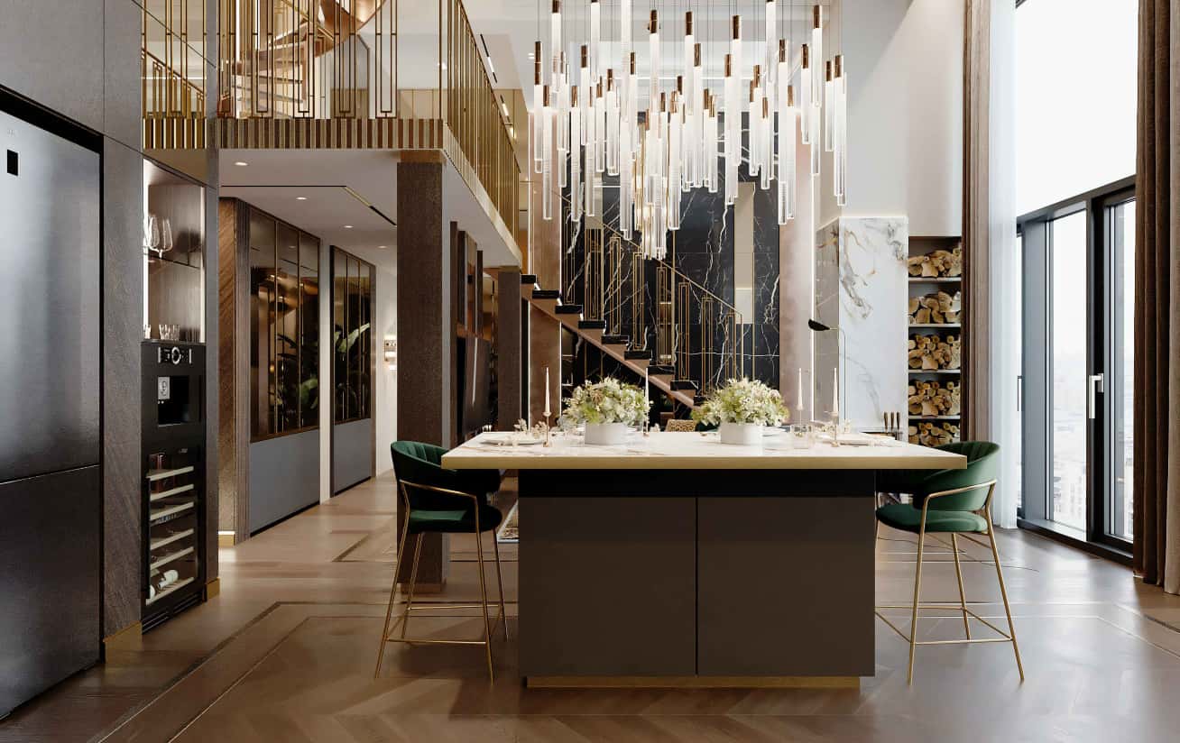 Pokój Dziecięcy: Zabawa Projekt pokoju dziecięcego z łóżkiem, zabawkami i miejscem do zabawy.