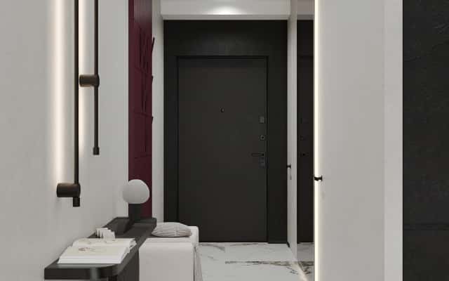 Elegancka Łazienka Elegancka łazienka w luksusowym mieszkaniu: nowoczesny design i funkcjonalność.