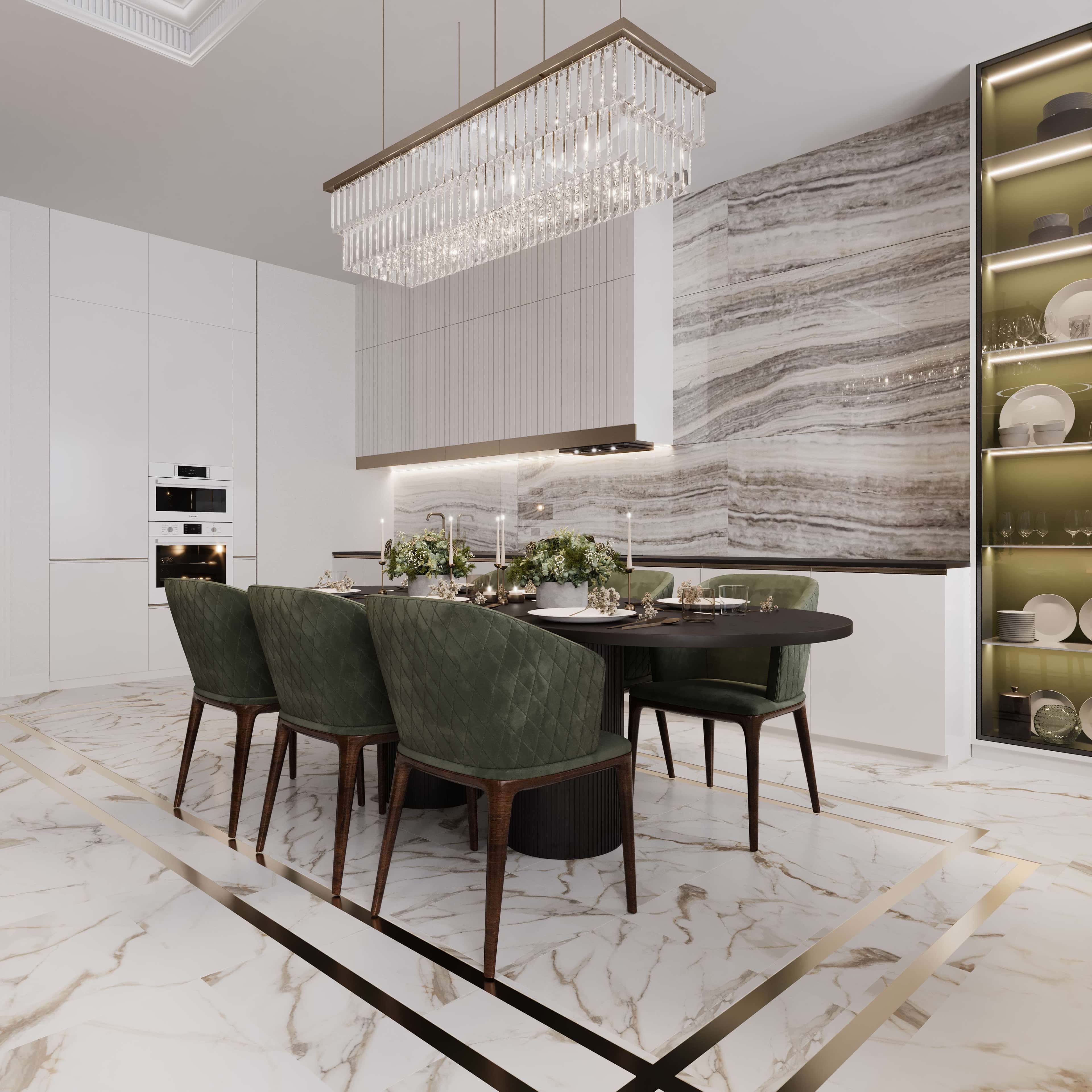 Funkcjonalny Luksus Funkcjonalne mieszkanie: Art Deco i Neoklasyka w aranżacji dla dużej rodziny w 2026