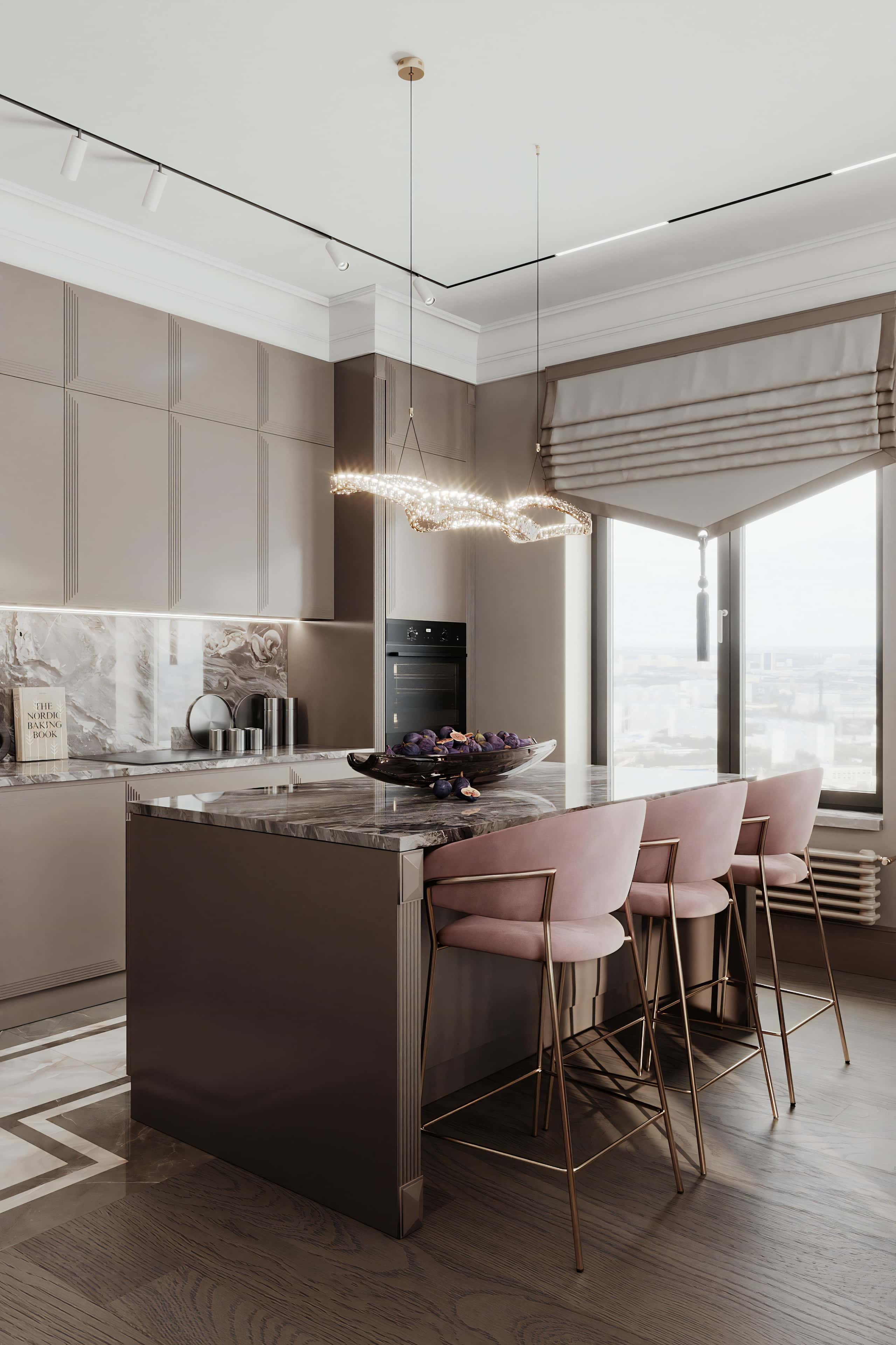 Nowoczesne akcenty Remont apartamentu w nowoczesnym stylu z akcentami Art Deco i Neoklasyki