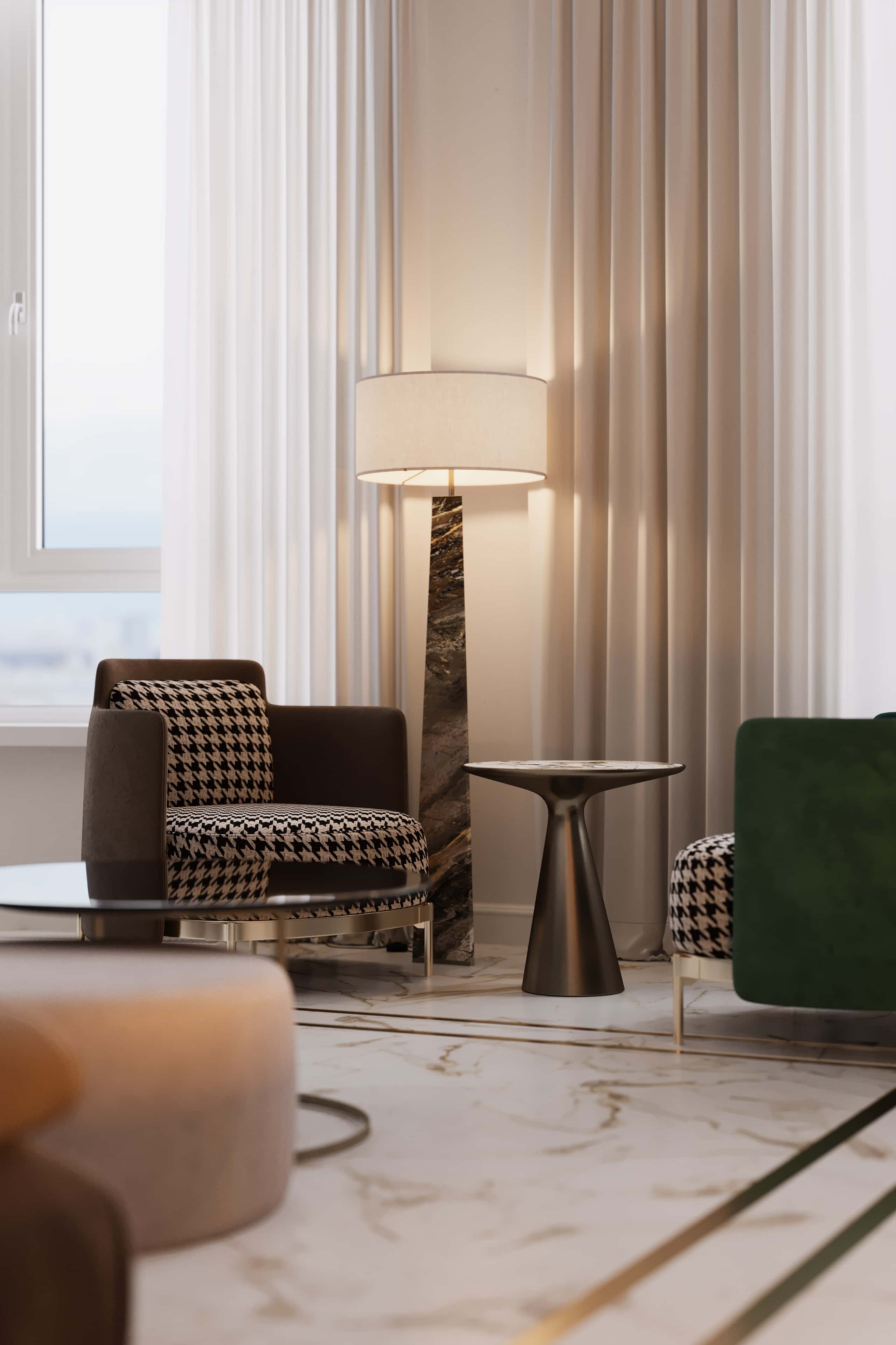 Wyjątkowy Design Unikalny design: Art Deco i Neoklasyka w przestronnym mieszkaniu dla dużej rodziny 2026