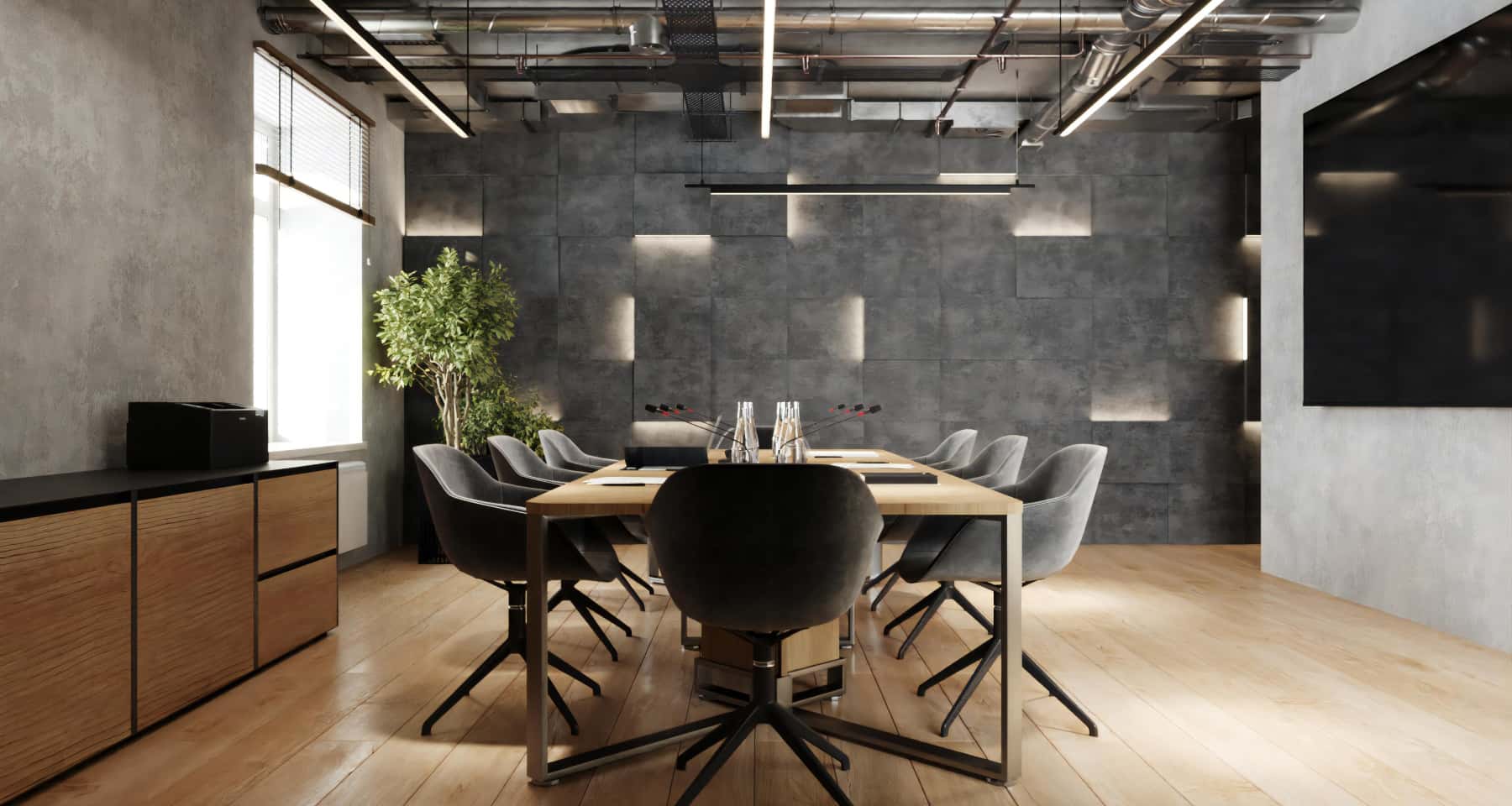 Loftowa Inspiracja Loftowe biuro 2026 z ceglanymi ścianami i nowoczesnym oświetleniem, idealne dla kreatywnych zespołów.