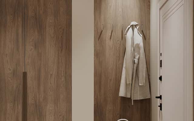 Balkon w 32m² Małe mieszkanie z balkonem: Nowoczesny design i strefa relaksu na balkonie.